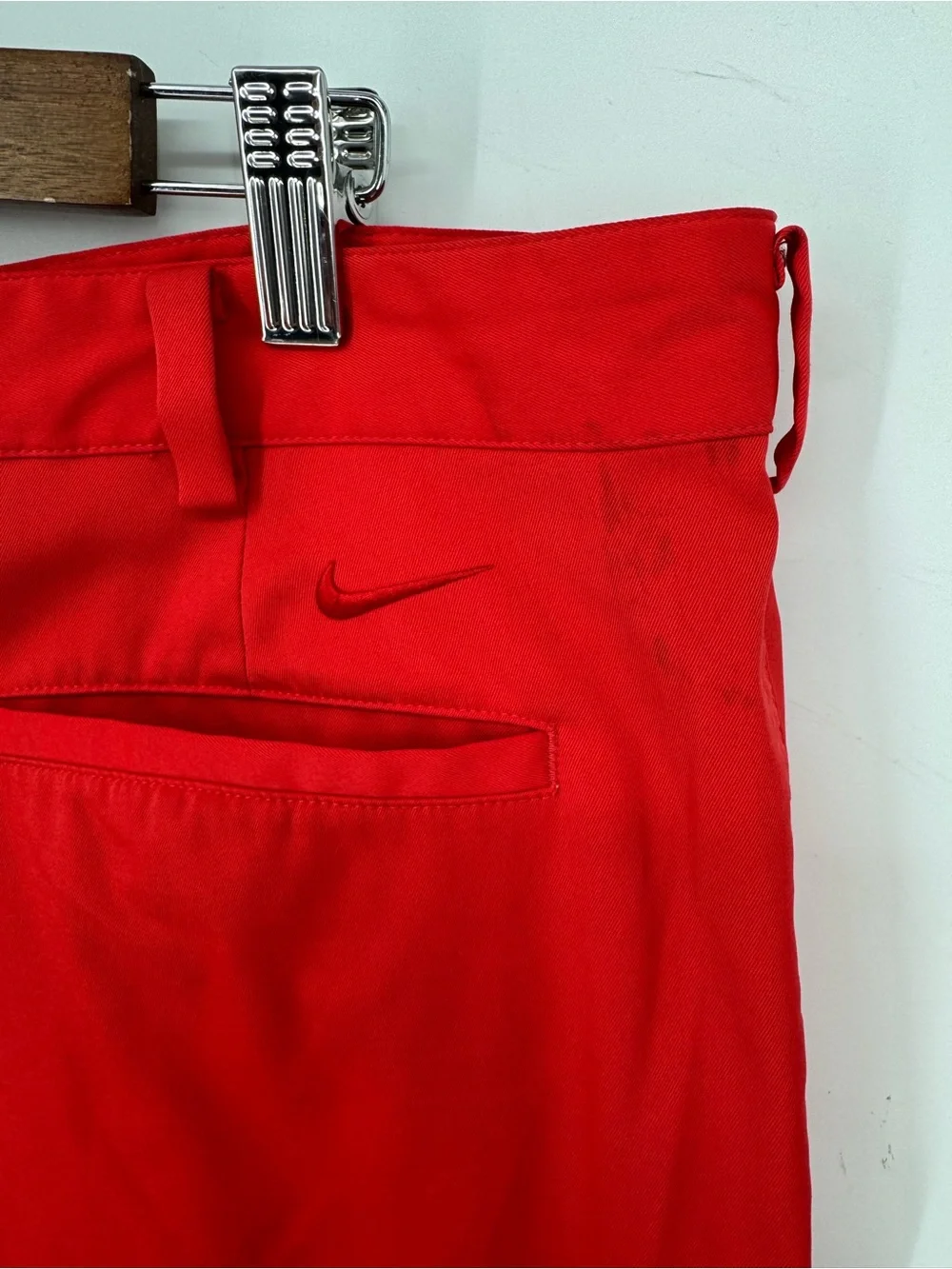 Nike Golf Men's Red Performance Wear Dri-Fit Activewear Sports Shorts Size 36